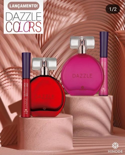 Lancamento Hinode DAZZLE COLORS perfume + batom
